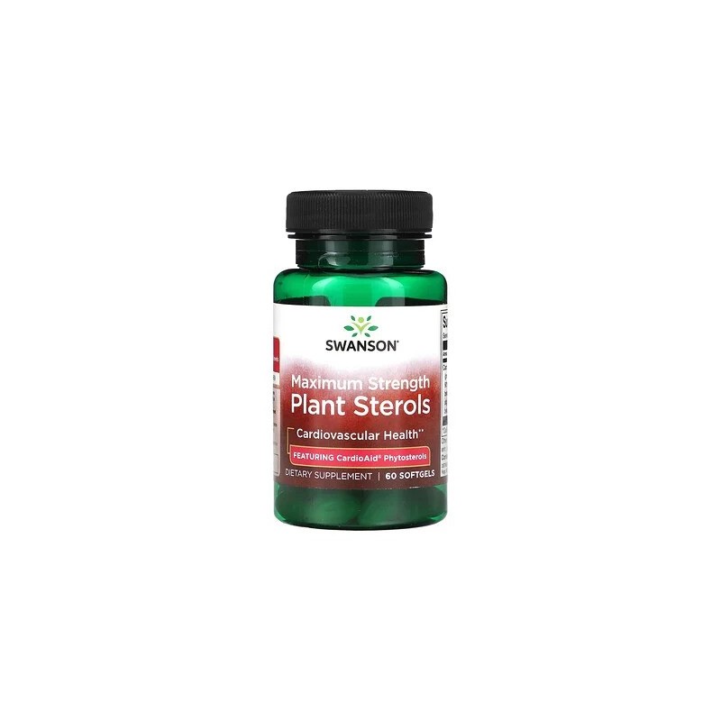 Plant Sterols - Maximum Strength 60 Capsule, Swanson Oferă sprijin pentru sănătatea cardiovasculară generală. Ajută la menținere