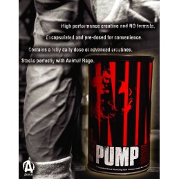 Animal Pump 30 pliculete, Universal Nutrition Beneficii Animal Pump: Oxid Nitric foarte puternic, pompare exploziva a muschilor,