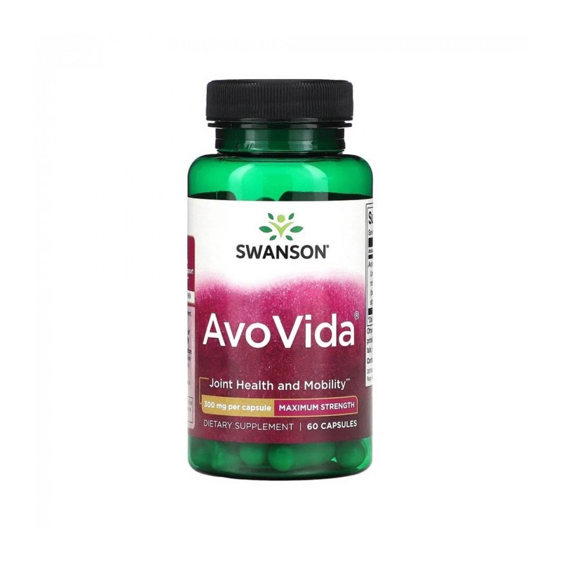 Swanson Avovida Fitosteroli 300 mg – 60 Capsule – Colesterol si Inima AvoVida® este un compus care conține fitosteroli (cum ar f