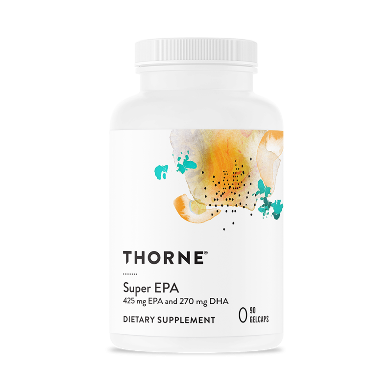 Super EPA (425mg EPA si 270mg DHA), 90 Capsule, Thorne Research Thorne’s Super EPA oferă ulei de pește de cea mai înaltă calitat