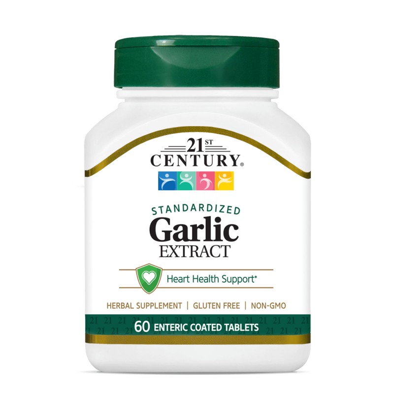 Garlic Extract Odorless (Usturoi extract fara miros) 400mg 60 tablete, 21st Century