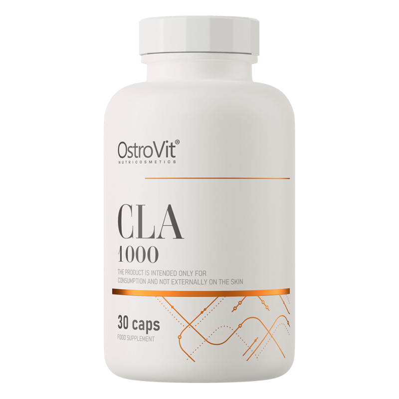 OstroVit CLA Slim Line 1000 mg 30 capsule - Ardere grasimi si Definire Acidul linoleic conjugat are un efect susținător asupra c