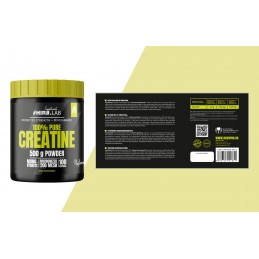 100% Pure Creatine pulbere - 500 grame, fara aroma, Hiro.Lab ⚡ Creatina monohidrat 100% pura sub forma de pulbere
⚡ Crește puter