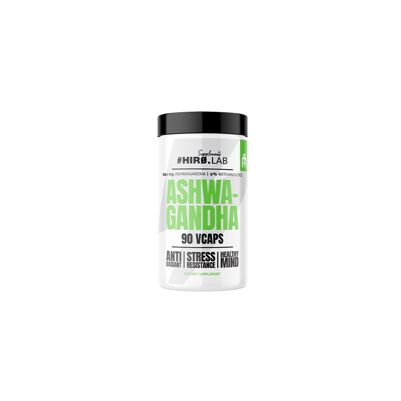 HIRO Lab Ashwagandha 600 mg 90 capsule - Reducere Stres si Calm Ashwagandha este un supliment de la marca Hiro.Lab care susține 