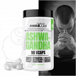 HIRO Lab Ashwagandha 600 mg 90 capsule - Reducere Stres si Calm Ashwagandha este un supliment de la marca Hiro.Lab care susține 