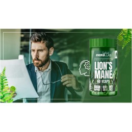Lion’s Mane Extract 25:1 500mg - 60 Capsule, Hiro.Lab Lion’s Mane este un extract standardizat de 40% beta-glucan din Lion’s Man