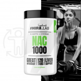 NAC (N-acetil-cisteina) 1000mg - 120 Tablete, Hiro.Lab NAC 1000 Hiro.Lab aduce beneficii uimitoare corpului tau, sanatatii si me