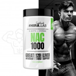 NAC (N-acetil-cisteina) 1000mg - 120 Tablete, Hiro.Lab NAC 1000 Hiro.Lab aduce beneficii uimitoare corpului tau, sanatatii si me