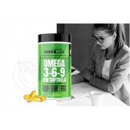 Hiro Lab Omega 3-6-9 1000mg 120 gelule - Imunitate si sanatate cardiovasculara Omega 3-6-9 de la Hiro.Lab este un supliment alim