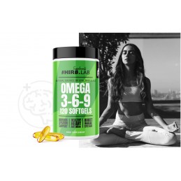 Hiro Lab Omega 3-6-9 1000mg 120 gelule - Imunitate si sanatate cardiovasculara Omega 3-6-9 de la Hiro.Lab este un supliment alim