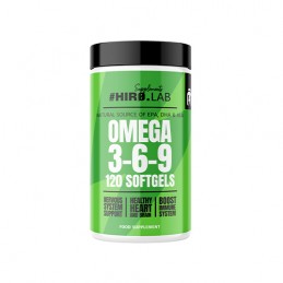 Hiro Lab Omega 3-6-9 1000mg 120 gelule - Imunitate si sanatate cardiovasculara Omega 3-6-9 de la Hiro.Lab este un supliment alim