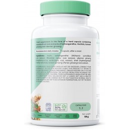Ashwagandha + Rhodiola & Ginseng - 60 vegan capsule, Osavi Suplimentul nostru alimentar Ashwagandha, Rhodiola rosea și Ginseng e