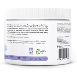 Inositol Powder, 1000mg - 240 grame, Osavi Inositol pulbere Beneficii

• Sustine nivelul de serotonina sanatos pentru o dispozit