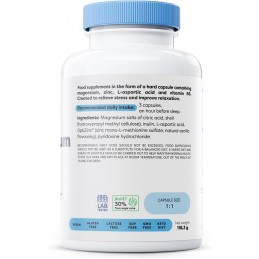 Magnesium Balance & Relax - 90 Vegan capsule, Osavi Supliment alimentar sub formă de capsulă ce conține magneziu, zinc, acid L-a