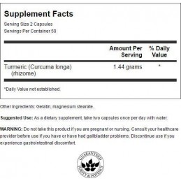 Turmeric 720mg 30 Capsule, Swanson Beneficii turmeric: protejeaza ficatul si sistemul digestiv, actioneaza ca tonic pentru siste