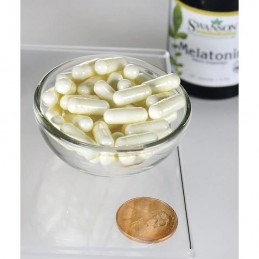 Melatonină 1mg 120 Capsule (insomnie), Swanson Melatonina 1mg beneficii: imbunatateste calitatea somnului, ajuta in scaderea ten