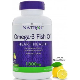 Natrol, Omega 3 - 1000Mg - 90 Capsule 
Complex complet de aminoacizi grași Omega, Sprijină sistemul cardiovascular, Stimulează s