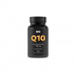 Coenzima Q10 - 100mg - 100 Capsule, KFD Nutrition 
100 mg coenzimă Q10 în fiecare capsulă
Coenzima Q10 sub formă de ubichinonă
A