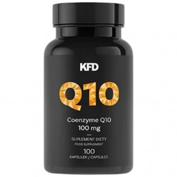 Coenzima Q10 - 100mg - 100 Capsule, KFD Nutrition 
100 mg coenzimă Q10 în fiecare capsulă
Coenzima Q10 sub formă de ubichinonă
A