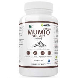Mumio Shilajit Extract Himalayan 400mg 90 Capsule Vege, Wish Beneficii Mumio: Întărește sistemul imunitar, Susține sistemul urin