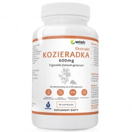 Fenugreek Extract 600mg (Kozieradka) 90 Capsule Vege, Wish Schindul (Fenugreek) este o plantă din familia leguminoaselor, cultiv