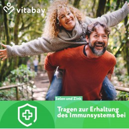 D-Biotin - 10.000 mcg - 10 mg Depot + Seleniu + Zinc - 180 Tablete, Vitabay Cele 180 de comprimate vegane ale noastre oferă o co