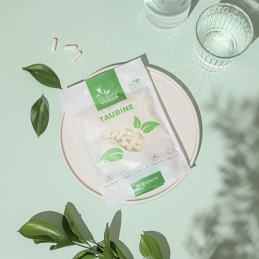 Taurine 500 mg 100 Capsule, Raw Powders Aminoacidul taurină, care conține sulf, se găsește în concentrații relativ mari într-o s
