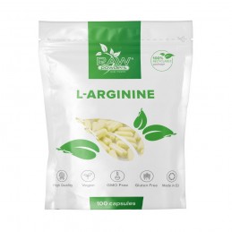 L-arginine 500 mg 100 Capsule, Raw Powders L-arginina este un aminoacid care, la fel ca alți aminoacizi, ajută la crearea de pro
