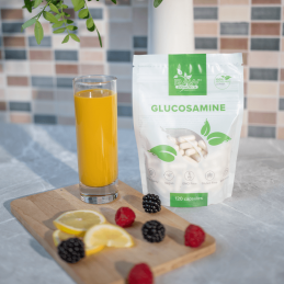 Glucosamine 500mg 120 Capsule, Raw Powders Glucozamina, un aminoacid natural, care este o componentă fundamentală a aproape tutu