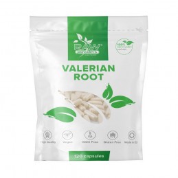 RAW Powders Valeriana Radacina 500 mg 120 Capsule - Relaxare si Somn Rădăcina de valeriană este un remediu pe bază de plante ext