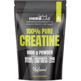 100% Pure Creatine pulbere - 1000 grame - Fara aroma, Hiro.Lab Acest supliment este biletul dumneavoastră către o performanță at