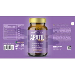 Apatil Night – 30 Capsule, Hiro.Lab Apatil Night de la Hiro.Lab de Kamila Wybrańczyk este soluția perfectă pentru cei care dores