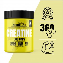 Creatine 1000mg + Taurine – 360 Capsule, Hiro.Lab Creatina de la Hero.Lab este creatină monohidrat, care te va ajuta semnificati