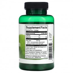 Swanson Aloe Vera Extract 25 mg – 100 Capsule Moi – Digestie si Tranzit Intestinal Calmează-ți și hrănește-ți tractul digestiv c