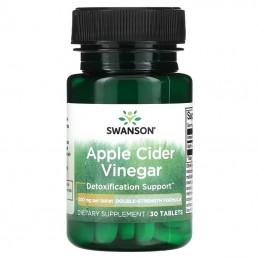 Apple Cider Vinegar (Otet Cidru Mere) 200mg 30 Capsule Swanson Beneficii Otet din cidru de mere: arzator de grasimi, ajuta la el
