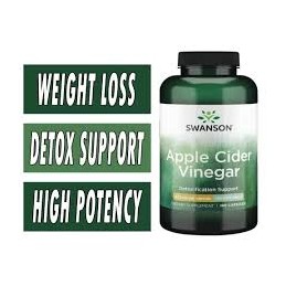 Swanson Apple Cider Vinegar 625mg 180 Capsule – Slabire & Metabolism Oțetul de mere este un remediu clasic de casă făcut din suc
