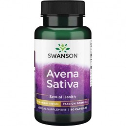 Avena Sativa - Max Potency Man 575 mg 60 capsule, Swanson Adu înapoi pasiunea în romantismul tău cu puterea energizantă a plante