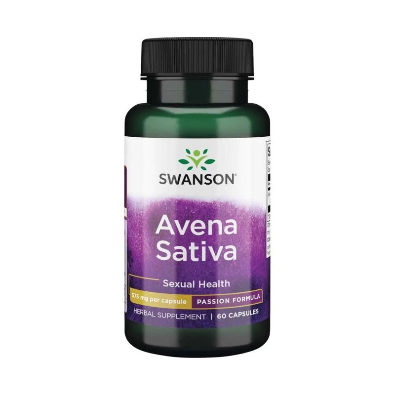 Swanson Avena Sativa Max Potency Man 575mg 60 Capsule – Libido & Potenta Adu înapoi pasiunea în romantismul tău cu puterea energ