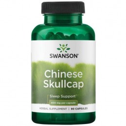 Swanson Chinese Skullcap 90 Capsule – Calm & Anxietate Promovează o relaxare sănătoasă cu scuteca chinezească Swanson! Scutelari