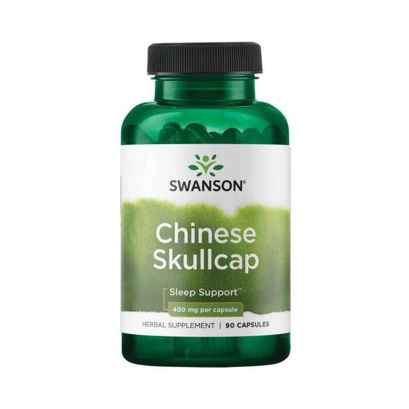 Swanson Chinese Skullcap 90 Capsule – Calm & Anxietate Promovează o relaxare sănătoasă cu scuteca chinezească Swanson! Scutelari