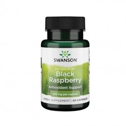 Swanson Black Raspberry 425mg 60 Capsule – Antioxidant & Imunitate 
Zmeura neagră este o sursă excelentă de antioxidanți, cum ar
