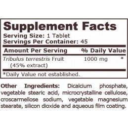 Tribulus Terrestris 1000mg 45 Capsule Pure Nutrition USA Tribulus Terrestris Beneficii: creste in mod natural nivelul de tes-tos