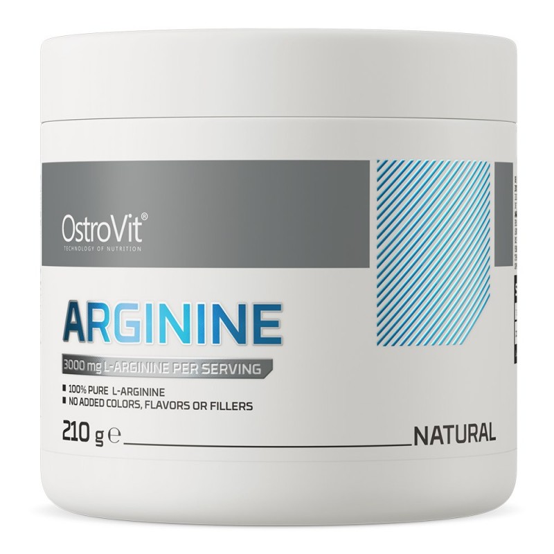 OstroVit Supreme Pure Arginine pulbere 210 grame Beneficii Arginina: creste nivelul de Oxid Nitric, creste vascularizarea si flu