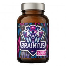 OstroVit Braintus Focus 90 Capsule Pentru focusare, energie mintala, concentrare, stare de spirit. Contine: Extract de seminte d