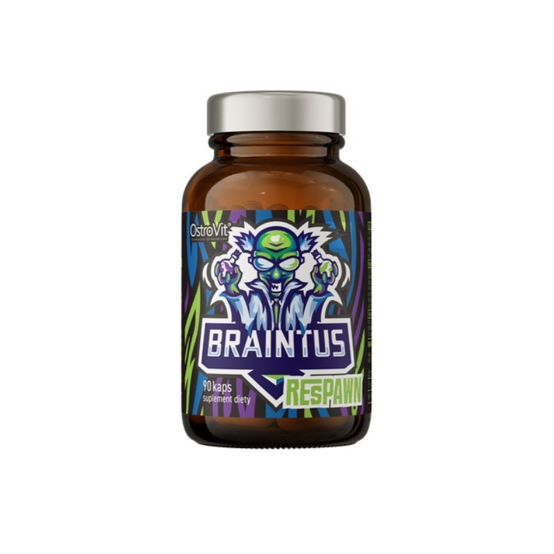 OstroVit Braintus Respawn 90 Capsule – Memorie & Concentrare Beneficii Braintus Respawn: combinatie unica de ingrediente, ajuta 