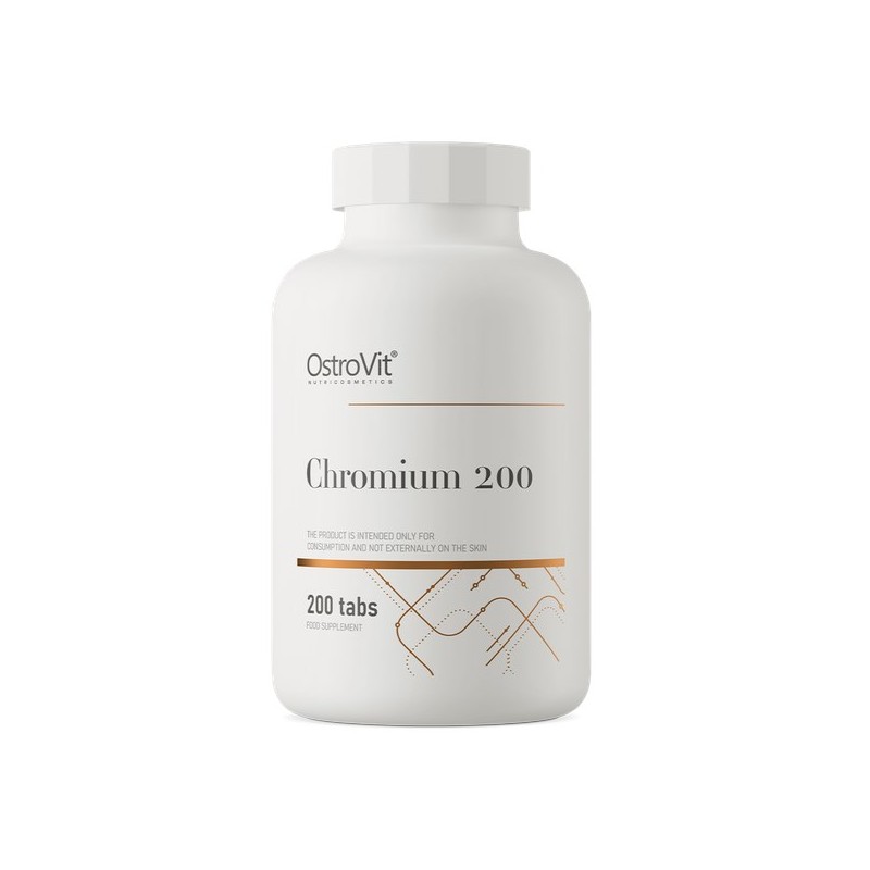 OstroVit Crom 200mcg 200 Tablete – Control Zahar & Slabire Proprietati ale ingredientelor continute in OstroVit Chrome: Ajuta la