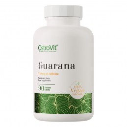 OstroVit Guarana 500 mg 90 tablete - Energie naturala si Vitalitate Beneficii Guarana: este un aliat perfect in cure de slabire,