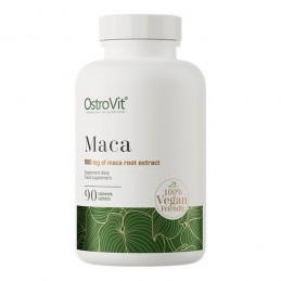 Maca 90 Tablete, OstroVit Beneficii Maca: ajuta la cresterea libidoului, benefic in reducerea disfunctiei erectile, benefic in c