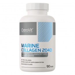 OstroVit Marine Collagen 1020 mg 90 capsule - Piele sanatoasa si articulatii Marine Collagen beneficii: OstroVit Marine Collagen