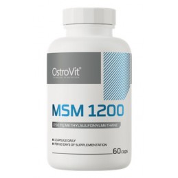 Supreme Capsules MSM 1200 - 60 Capsule, OstroVit Beneficii MSM: ajuta in reducerea durerilor musculare post-antrenament si influ